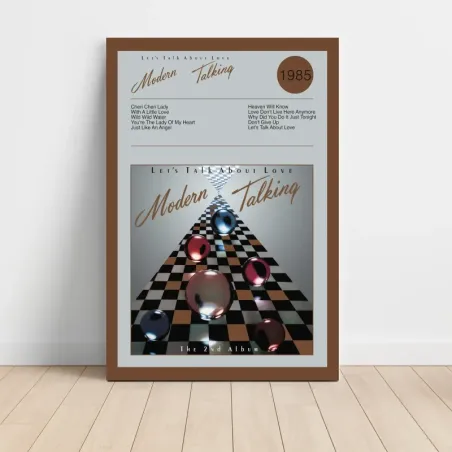 Modern Talking – Let's Talk About Love (The 2nd Album) Fine Art Album Poster