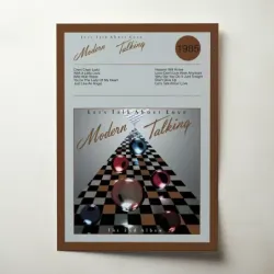 Modern Talking – Let's Talk About Love (The 2nd Album) Fine Art Album Poster