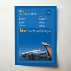 Blur – The Great Escape Fine Art Album Poster