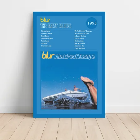 Blur – The Great Escape Fine Art Album Poster