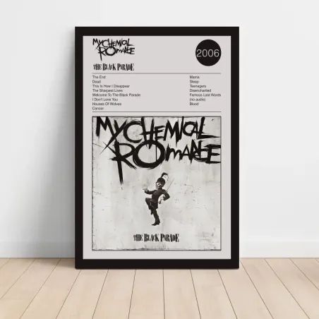 My Chemical Romance – The Black Parade Fine Art Album Poster