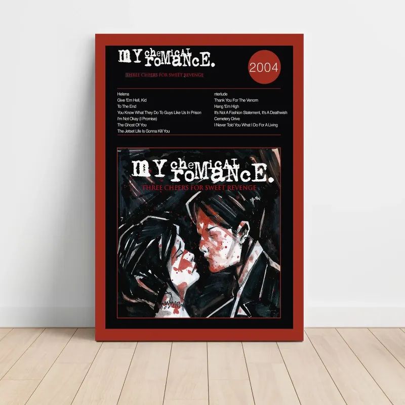 My Chemical Romance – Three Cheers For Sweet Revenge Fine Art Album Poster