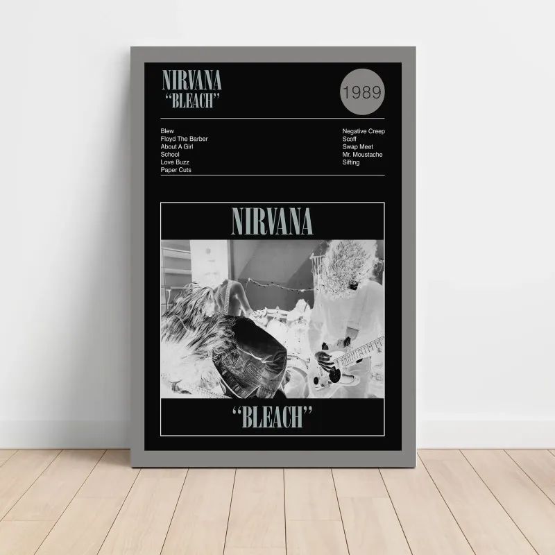 Nirvana – Bleach Fine Art Album Poster