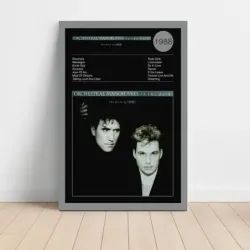 Orchestral Manoeuvres In The Dark – The Best Of OMD Fine Art Album Poster (Design 2)