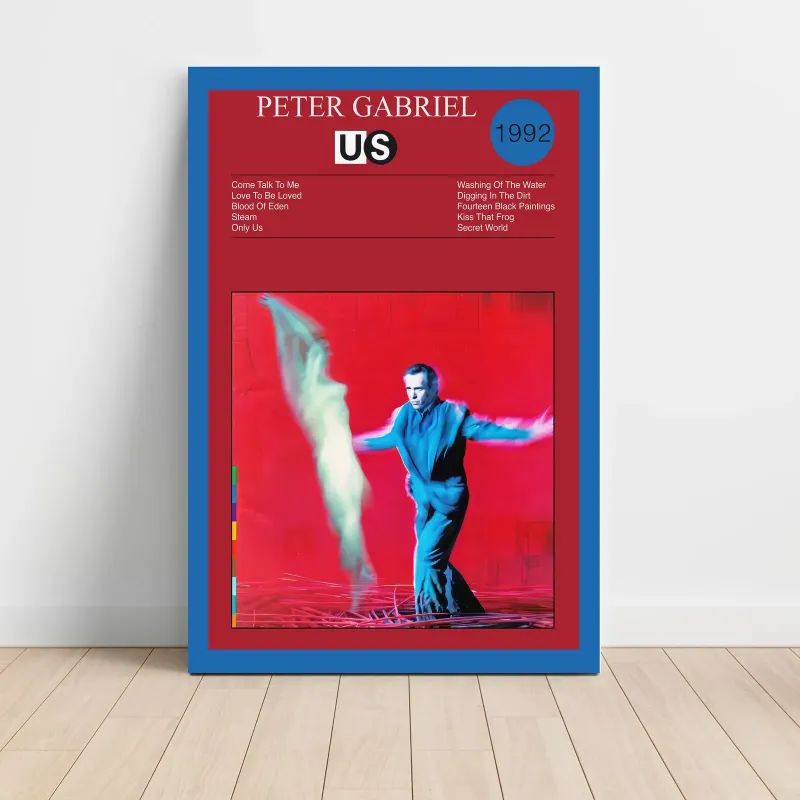 Peter Gabriel – Us Fine Art Album Poster