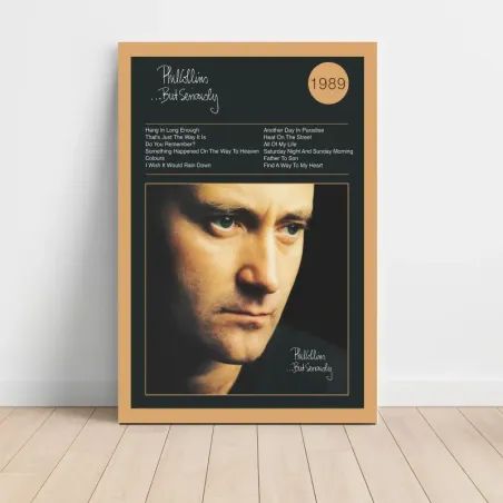 Phil Collins – ...But Seriously Fine Art Album Poster