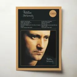 Phil Collins – ...But Seriously Fine Art Album Poster