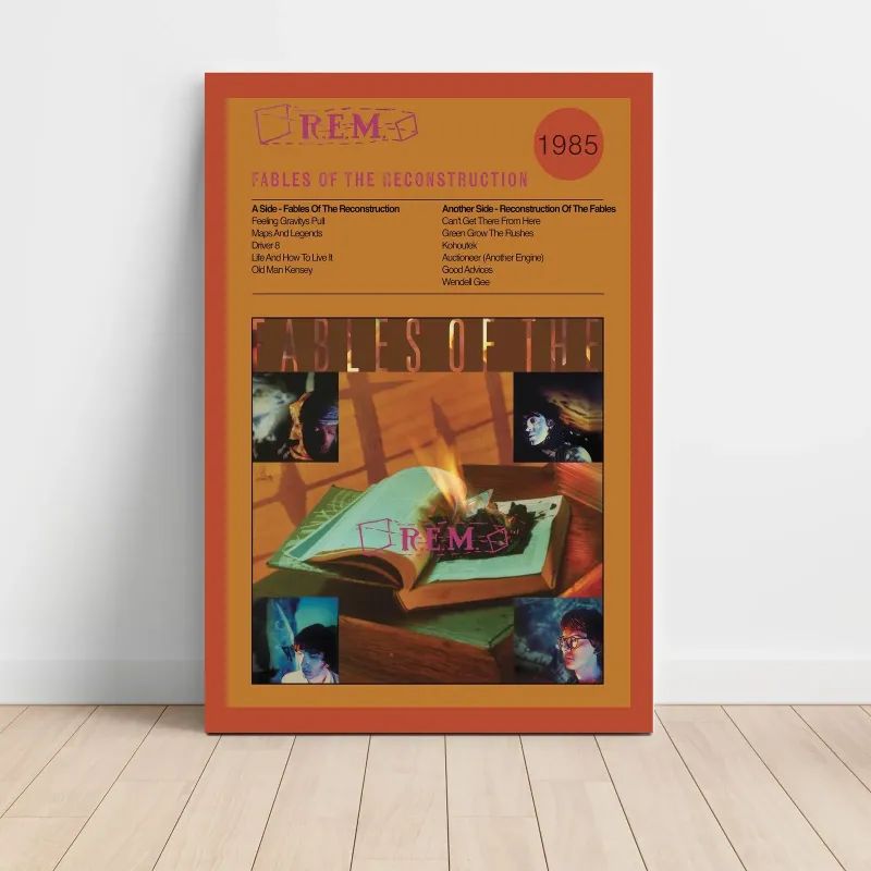 R.E.M. – Fables Of The Reconstruction Fine Art Album Poster