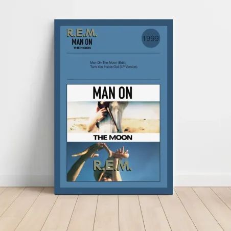 R.E.M. – Man On The Moon Fine Art Album Poster