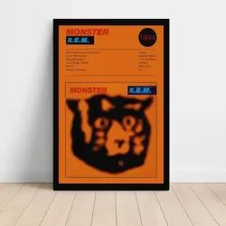 R.E.M. – Monster Fine Art Album Poster (Design 2)