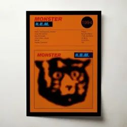 R.E.M. – Monster Fine Art Album Poster (Design 2)