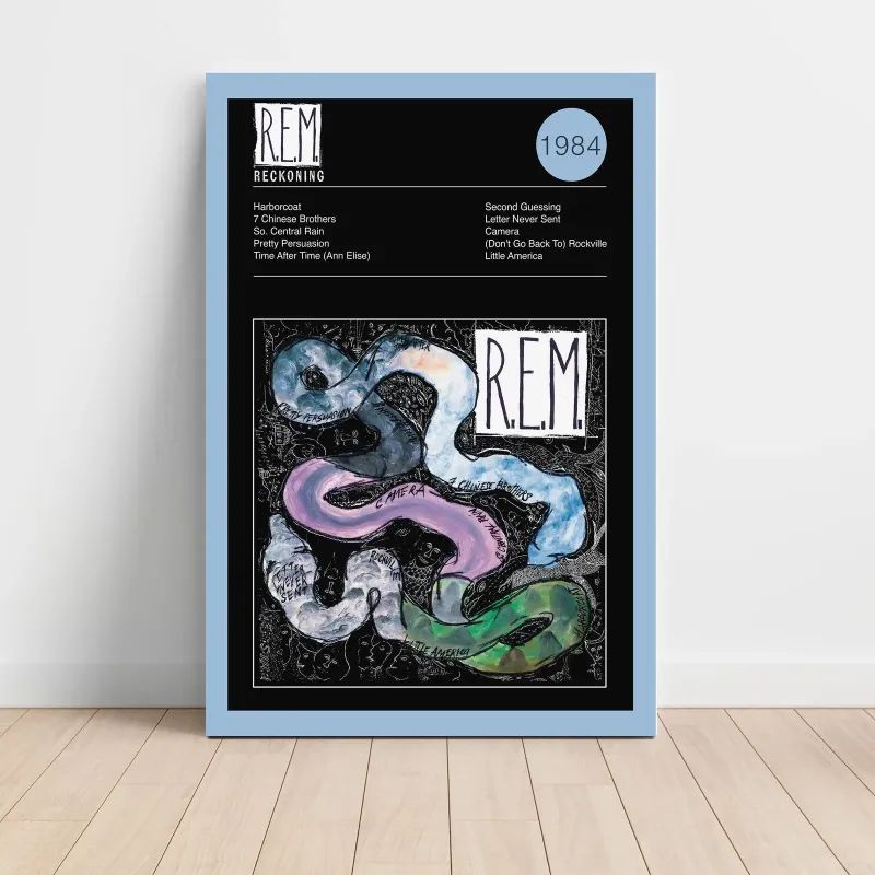 R.E.M. – Reckoning Fine Art Album Poster