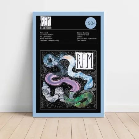 R.E.M. – Reckoning Fine Art Album Poster