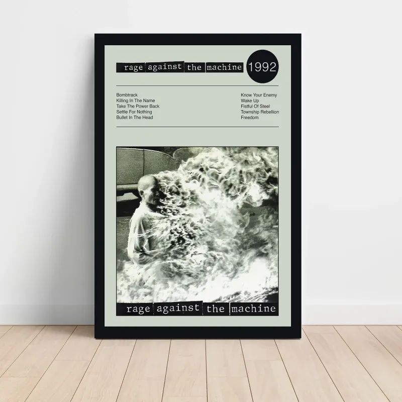 Rage Against The Machine – Rage Against The Machine Fine Art Album Poster