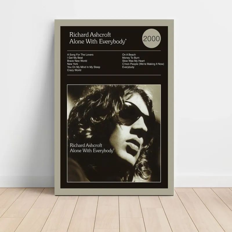 Richard Ashcroft – Alone With Everybody Fine Art Album Poster