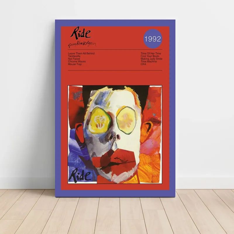 Ride – Going Blank Again Fine Art Album Poster