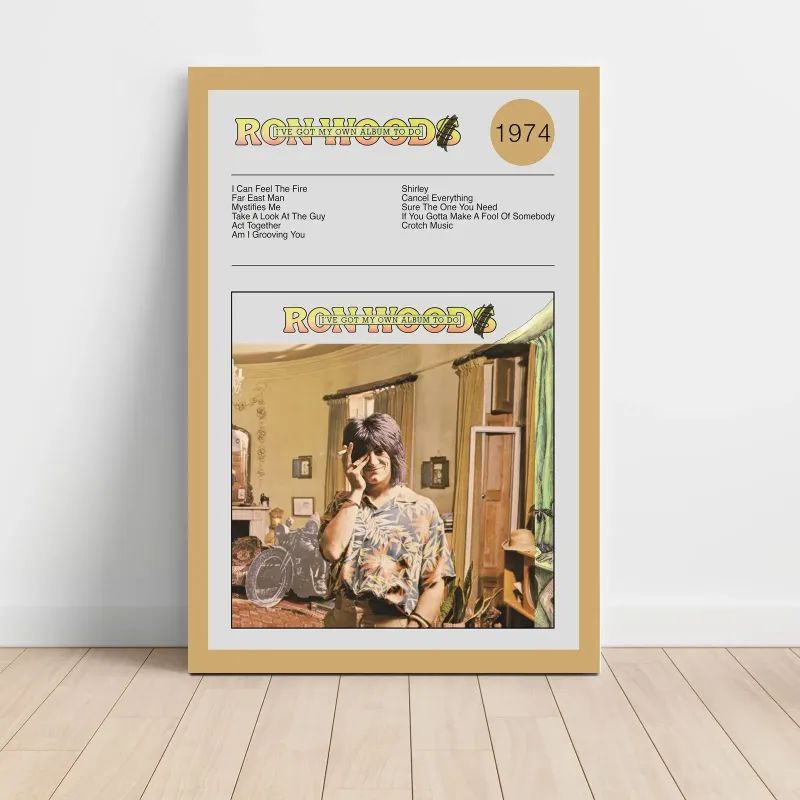 Ron Wood – I've Got My Own Album To Do Fine Art Album Poster