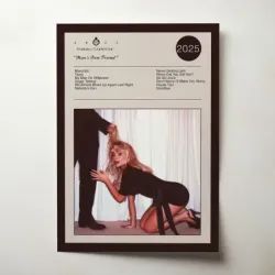 Sabrina Carpenter – Man's Best Friend Fine Art Album Poster