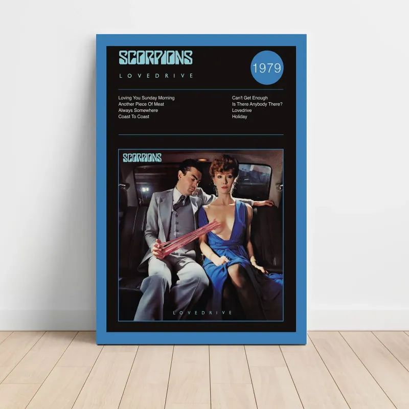 Scorpions – Lovedrive Fine Art Album Poster