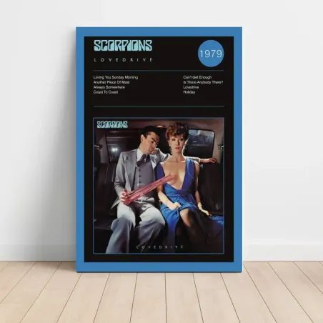 Scorpions – Lovedrive Fine Art Album Poster
