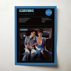 Scorpions – Lovedrive Fine Art Album Poster