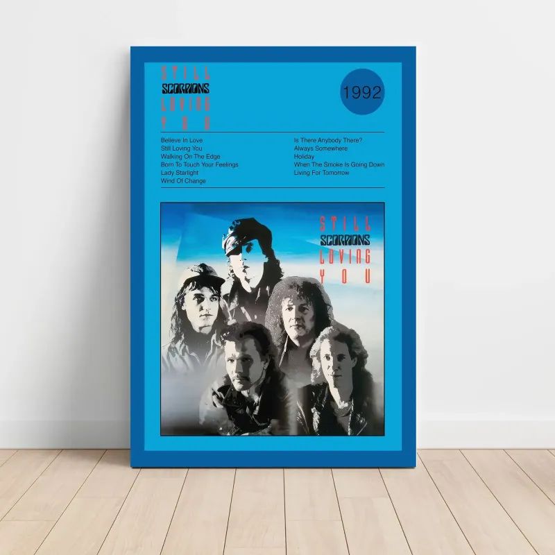 Scorpions – Still Loving You Fine Art Album Poster