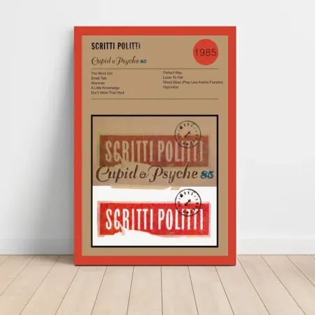 Scritti Politti – Cupid & Psyche 85 Fine Art Album Poster