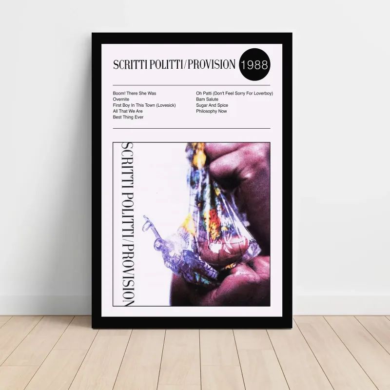 Scritti Politti – Provision Fine Art Album Poster
