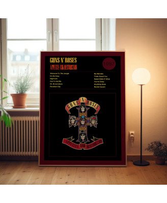 Guns N' Roses – Appetite For Destruction Fine Art Album Poster