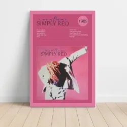 Simply Red – A New Flame Fine Art Album Poster