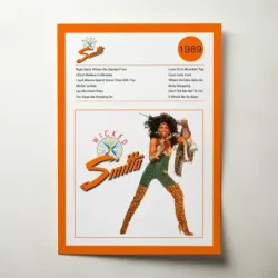 Sinitta – Wicked Fine Art Album Poster