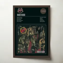 Slayer – Reign In Blood Fine Art Album Poster