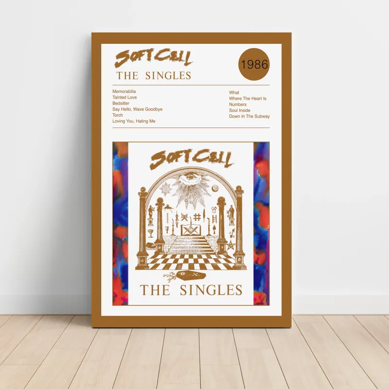 Soft Cell – The Singles Fine Art Album Poster
