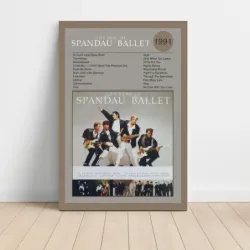 Spandau Ballet – The Best Of Spandau Ballet Fine Art Album Poster