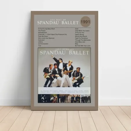 Spandau Ballet – The Best Of Spandau Ballet Fine Art Album Poster