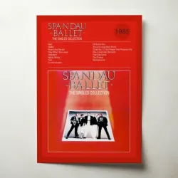 Spandau Ballet – The Singles Collection Fine Art Album Poster