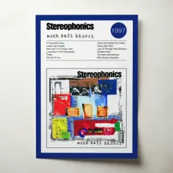 Stereophonics – Word Gets Around Fine Art Album Poster
