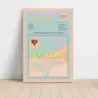Steve Kimber – Hot Love (The Many Moods Of Steve Kimber) Fine Art Album Poster