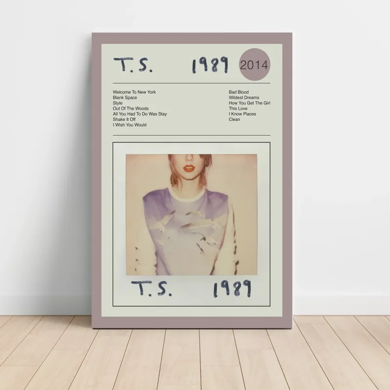 Taylor Swift – 1989 Fine Art Album Poster