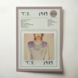 Taylor Swift – 1989 Fine Art Album Poster