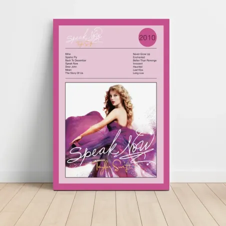 Taylor Swift – Speak Now Fine Art Album Poster