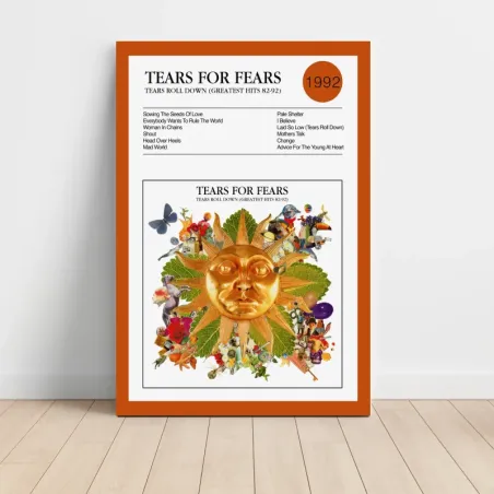 Tears For Fears – Tears Roll Down (Greatest Hits 82–92) Fine Art Album Poster