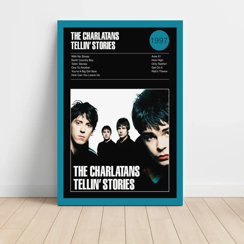 The Charlatans – Tellin' Stories Fine Art Album Poster