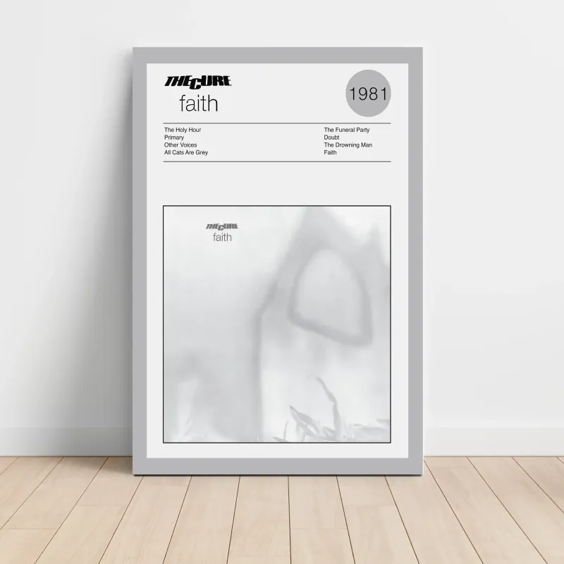 The Cure – Faith Fine Art Album Poster