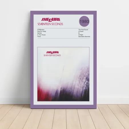 The Cure – Seventeen Seconds Fine Art Album Poster