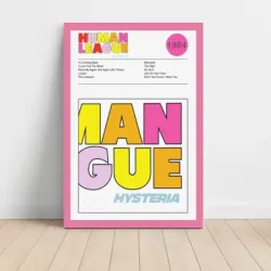 The Human League – Hysteria Fine Art Album Poster