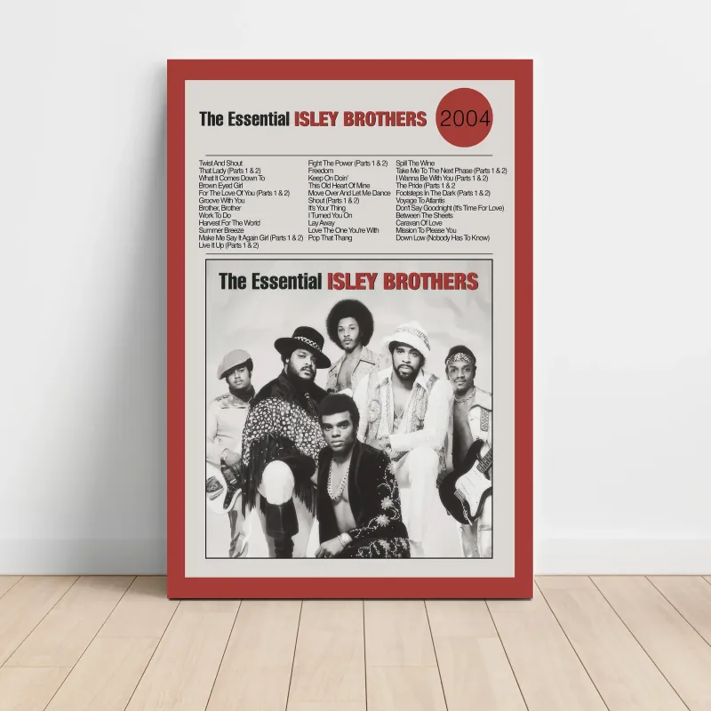 The Isley Brothers – The Essential Isley Brothers Fine Art Album Poster