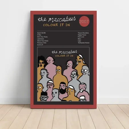 The Maccabees – Colour It In Fine Art Album Poster