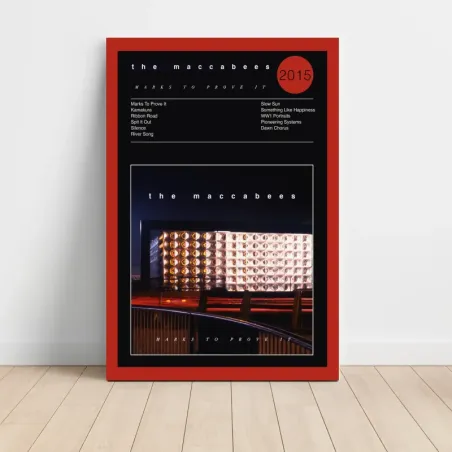 The Maccabees – Marks To Prove It Fine Art Album Poster