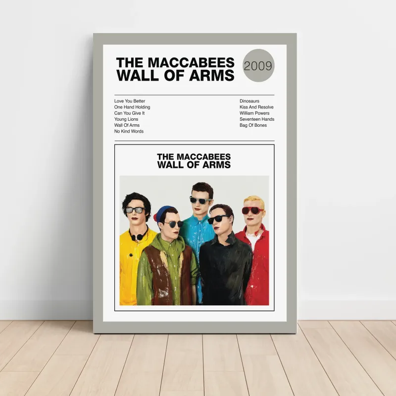 The Maccabees – Wall Of Arms Fine Art Album Poster